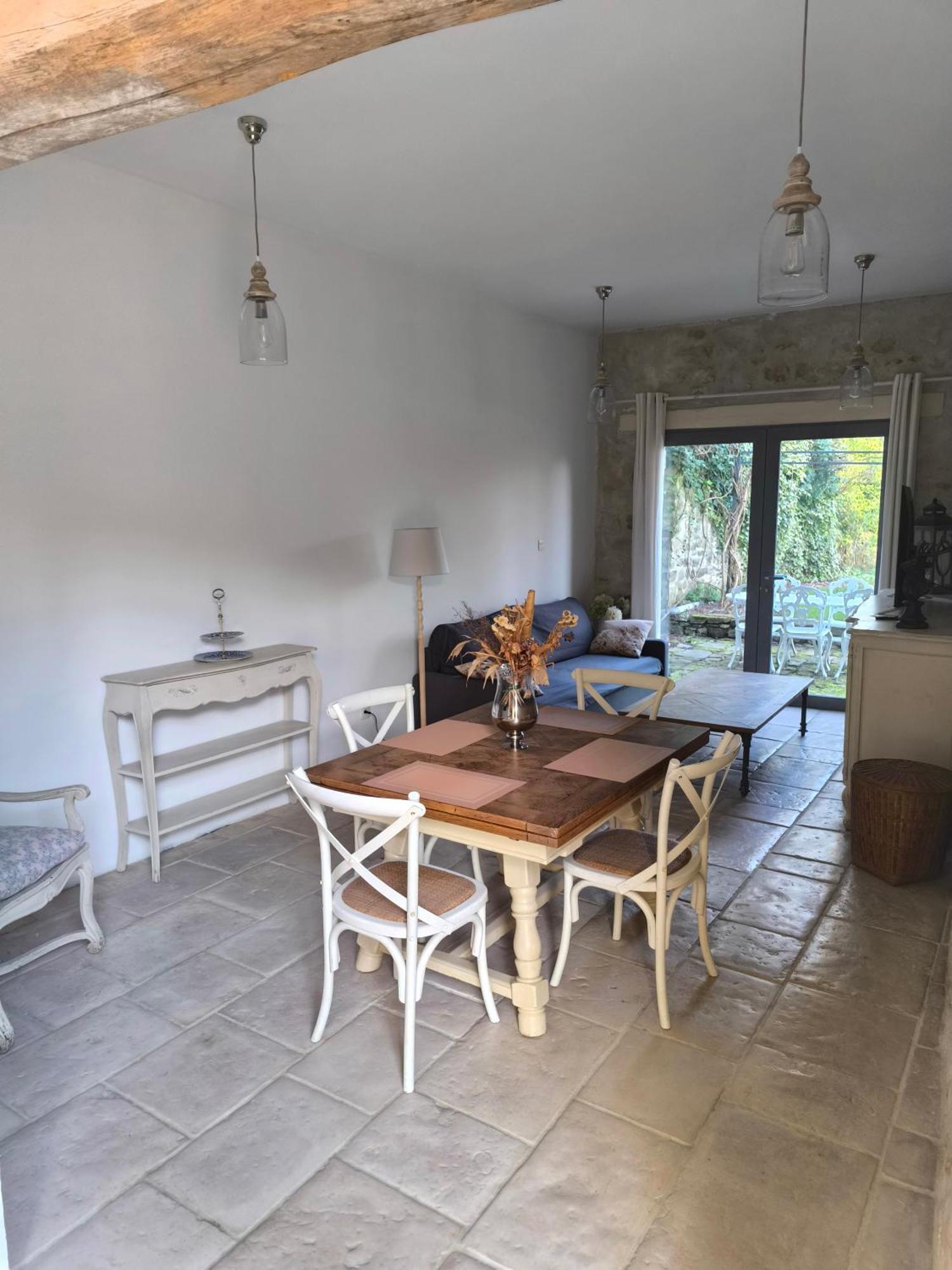 Belle Maison Dans Corps De Ferme - Logement Gabriel Villiers-sous-Grez エクステリア 写真